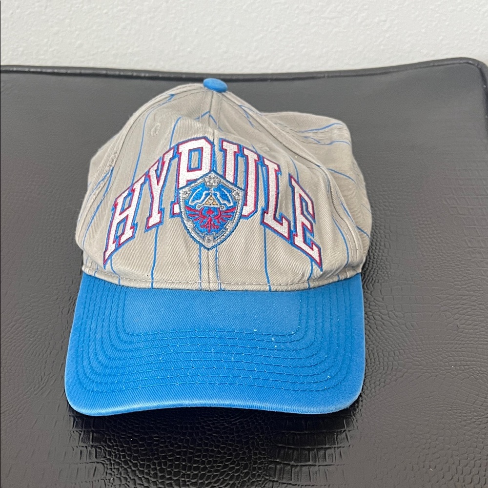 ZELDA Hypule Gray Striped Adjustable Baseball Hat